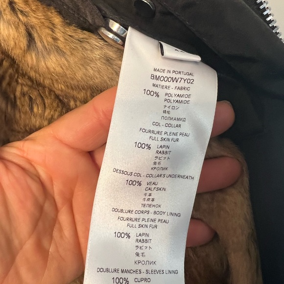 Givenchy rabbit fur lined men bomber  jacket - Picture 8 of 13